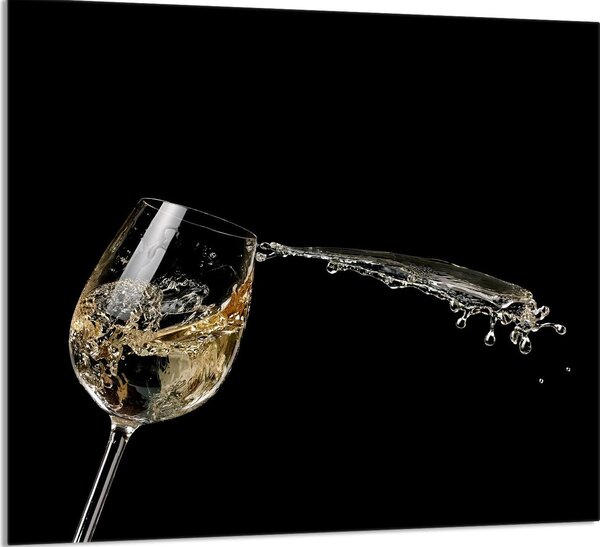 PIATTO IN VETRO PER CUCINA 65x60 Vino
