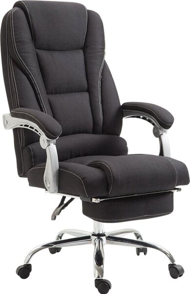 Sedia da ufficio ergonomica - Sedia da ufficio - Altezza del sedile regolabile in continuo. Colore: nero