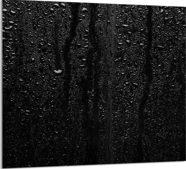 PIATTO IN VETRO PER CUCINA 65x60 Nero