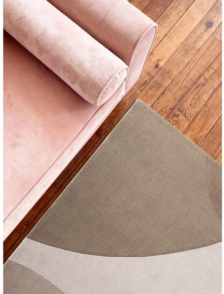Tappeto beige in lana tessuto a mano 160x230 cm Hackney Clarissa – Ted Baker