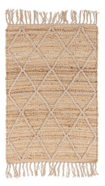 Tappeto di colore naturale in iuta tessuto a mano 60x90 cm Shaila – Yes Everyday