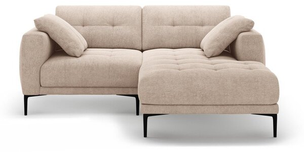 Divano angolare marrone chiaro (con penisola a destra/con chaise lounge) Bemy – Micadoni