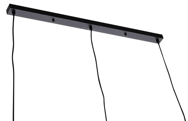 Lampada a sospensione moderna nera 3 luci - Sphaera