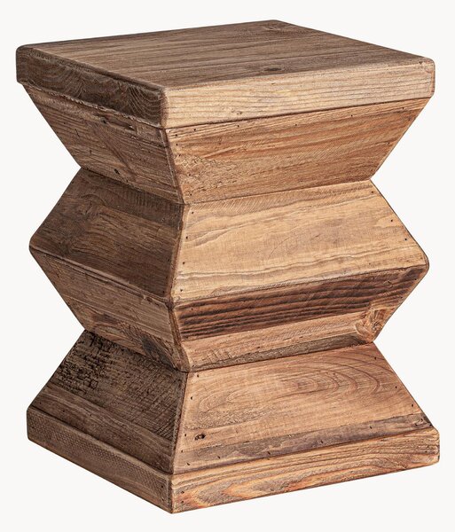 Sgabello in legno riciclato Breive