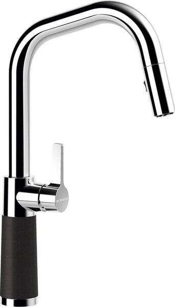 Miscelatore per lavello con doccia Schock SC-530 nero 556120GNE