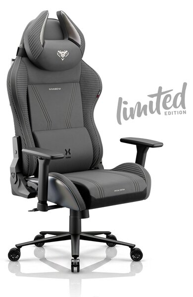 Sedia gaming in tessuto grigia Normal Size: Diablo X-Horn 2.0 Rainbow Grey