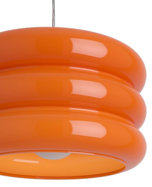 EGLO Lampada a sospensione Tortora, dimmerabile, Giallo / Arancione, Soggiorno / Sala da pranzo, Vetro, Giovanile, Lampada a sospensione