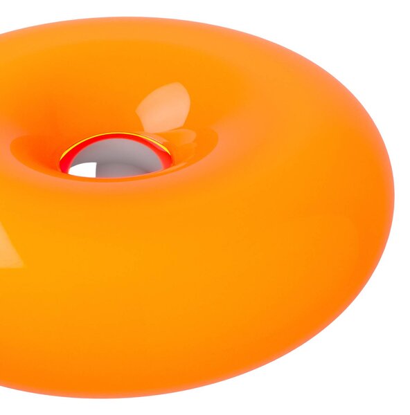 EGLO Lampada da tavolo Basile, dimmerabile, Giallo / Arancione, Soggiorno / Sala da pranzo, Vetro, Moderno, Lampada da tavolo