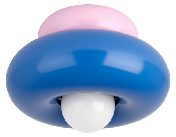 EGLO Plafoniera soffitto Torchiarolo, dimmerabile, Blu, Soggiorno / Sala da pranzo, Metallo, Moderno, Plafoniera