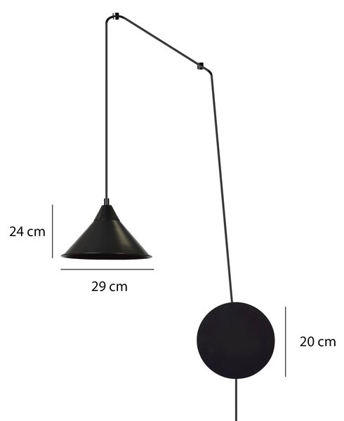 Piantana a Sospensione ABRAMO 1 White o Black