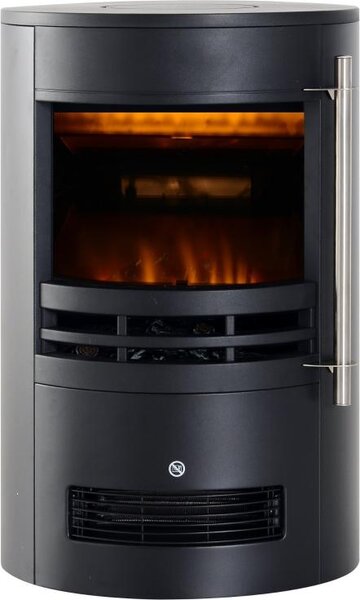 Camino elettrico a LED Fortuna Lai, da parete, indipendente, con effetto fiamma, 900/2000 W, 41 x 41 x 64,5 cm
