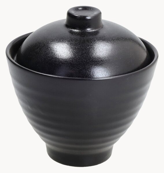 Set di 6 tazze in gres con coperchio Tognana