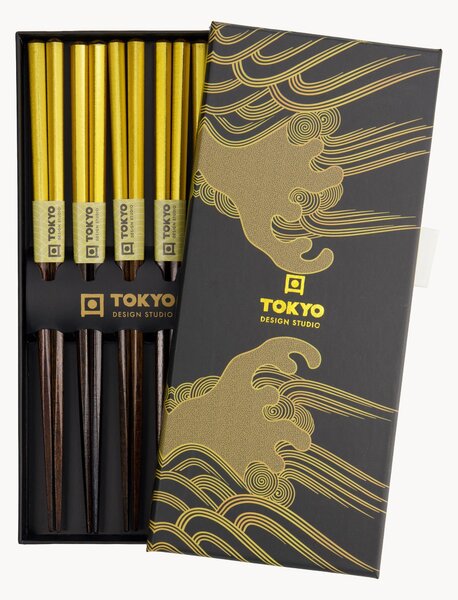 Bacchette in bambù Gold 5 paia