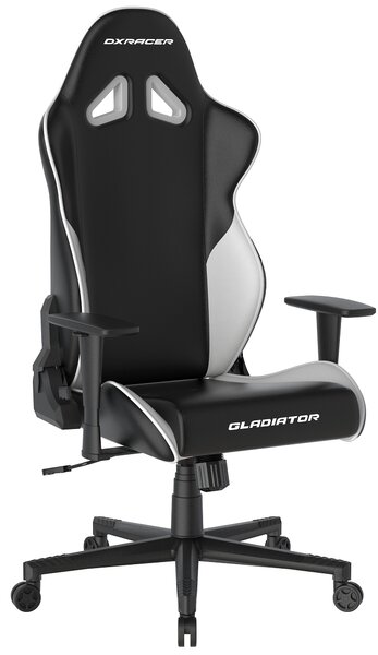 Sedia da gioco DXRacer GLADIATOR bianca e nera