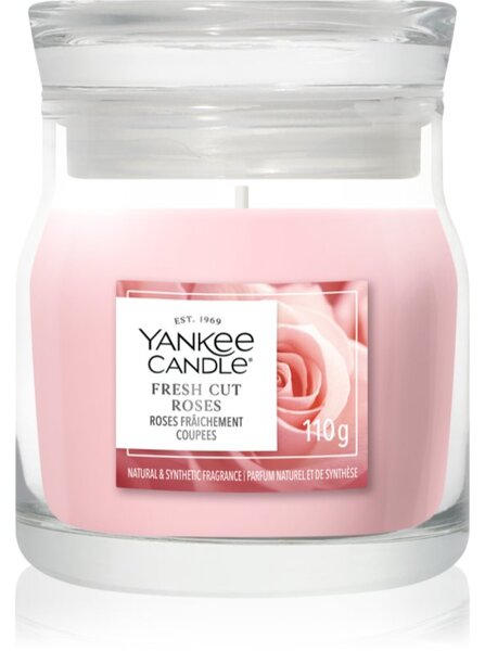 Yankee Candle Fresh Cut Roses candela profumata Signature 110 g