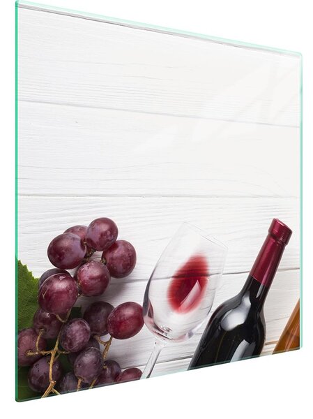 Piatto Di Protezione In Vetro Per Il Cuore 50X52 Vino