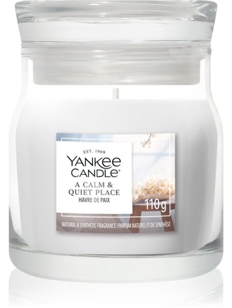 Yankee Candle A Calm & Quiet Place candela profumata Signature 110 g