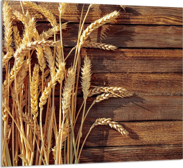 PIATTO IN VETRO PER CUCINA 65x60 Grano