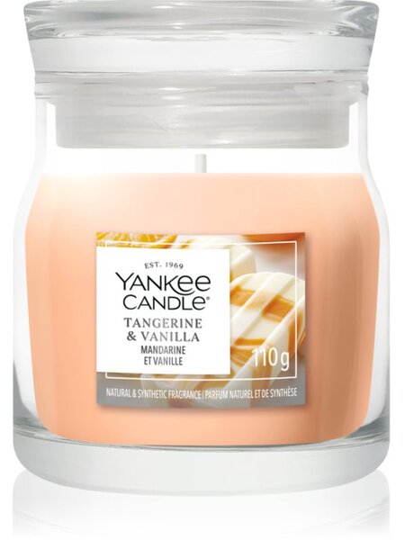 Yankee Candle Tangerine & Vanilla candela profumata Signature 110 g