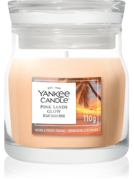 Yankee Candle Pink Sands Glow candela profumata Signature 110 g