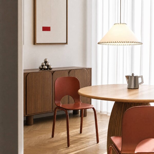 Lampada a sospensione Whitt NOLA, dimmerabile, Crema / Ambra, Soggiorno / Sala da pranzo, Carta / Lunolit / Lunopal, Scandinavo, Lampada a sospensione