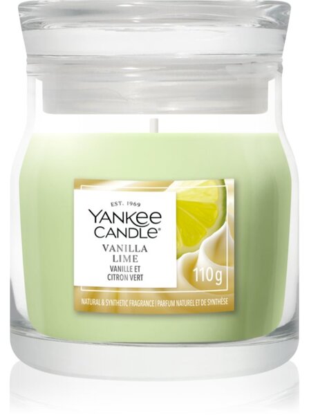 Yankee Candle Vanilla Lime candela profumata Signature 110 g