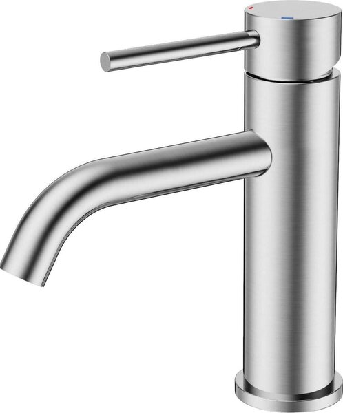 FORIOUS Rubinetto da bagno Acciaio inox Spotresist Nickel Miscelatore monocomando