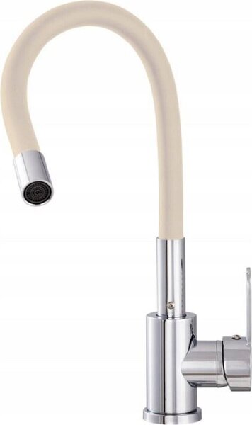 Rubinetto da cucina Rubinetto acqua Miscelatore lavello Miscelatore doccia Flessibile Beige 10900
