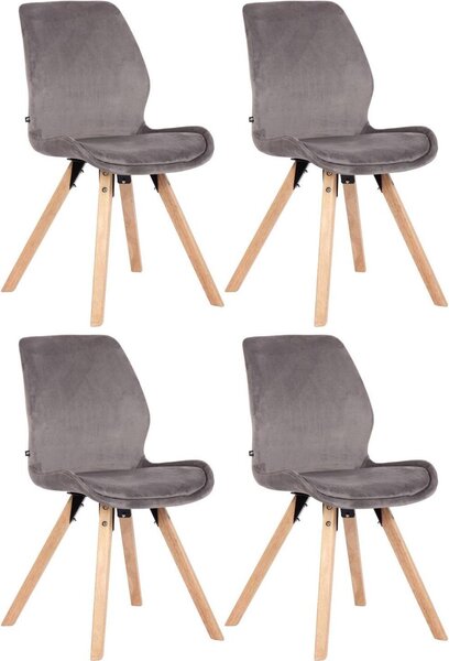 Set di 4 sedie da pranzo - sedie da cucina - massimo comfort, design ergonomico