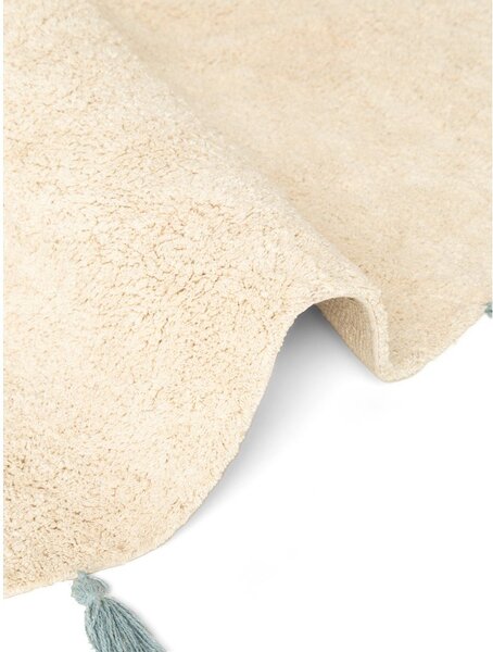 Tappeto per bambini color crema in cotone lavabile/tessuto a mano ø160 cm Snuggle Sunna – Hanse Home