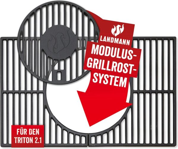 Sistema di griglie per barbecue LANDMANN Modulus Triton 2.1