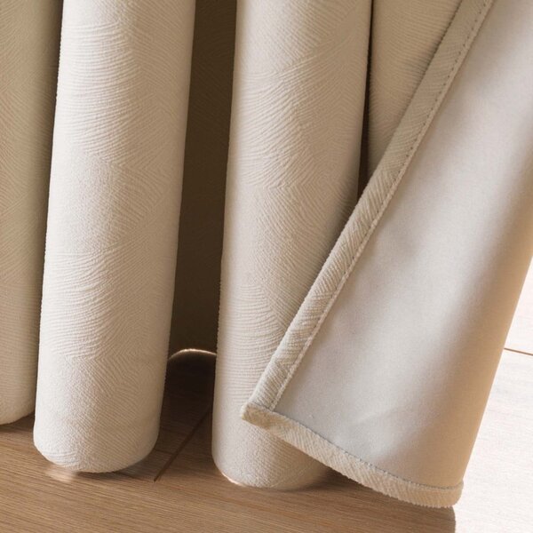 Tenda beige in velluto 140x260 cm Olympe – douceur d'intérieur