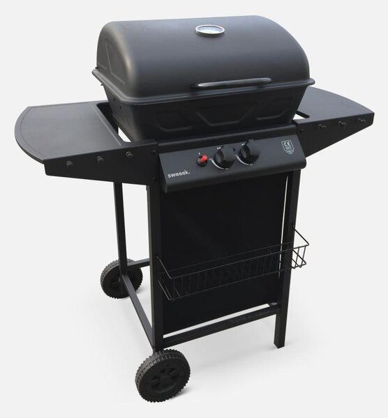 Alice's Garden Aramis, 5500 W, Griglia, Gas, 2 zone/zone, Piezo, Carrello