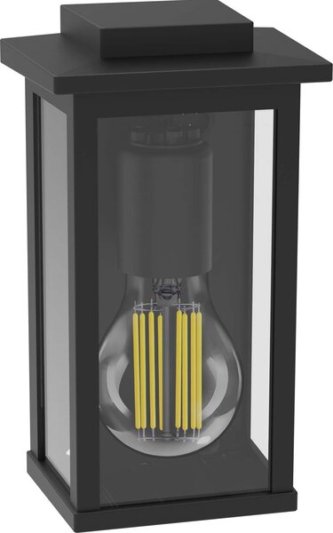 Lampada da parete per esterni Philips Mirth IP44 E27 60 W nero