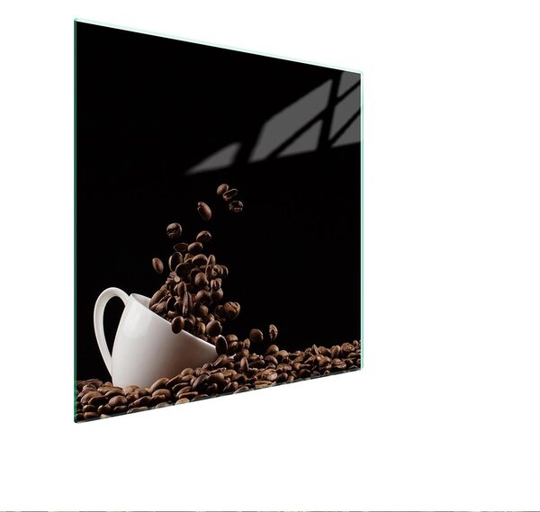 Piatto Di Protezione In Vetro Per Cucina 50X52 Caffè