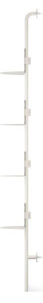 Sistema di scaffalatura componibile bianco opaco in metallo 27x203,5x35 cm Solis – Umbra
