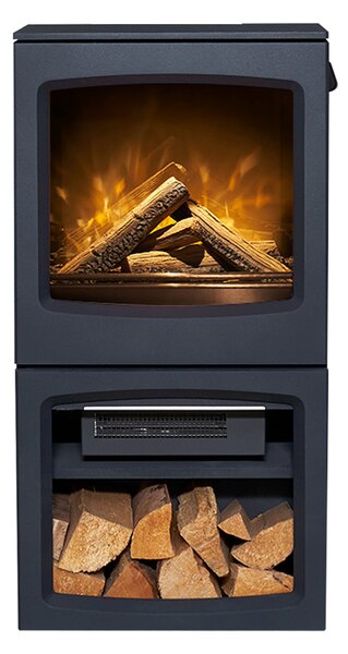 Caminetto elettrico Acantha Lunar XL in antracite