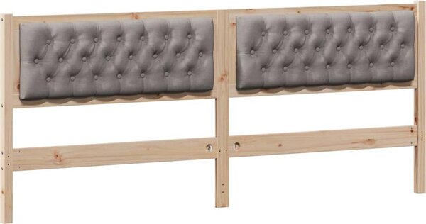 Testiera Altro Marrone e taupe 200 cm Legno di pino massello