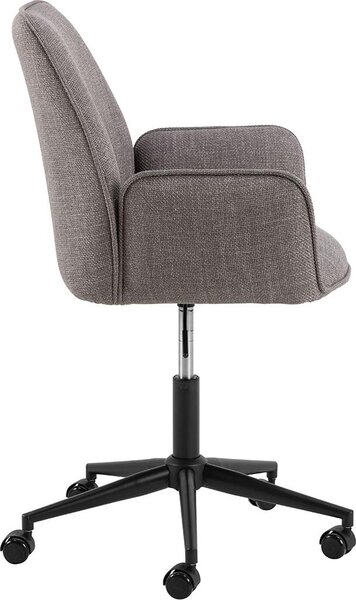 Sedia da ufficio Glenda grigio chiaro marrone