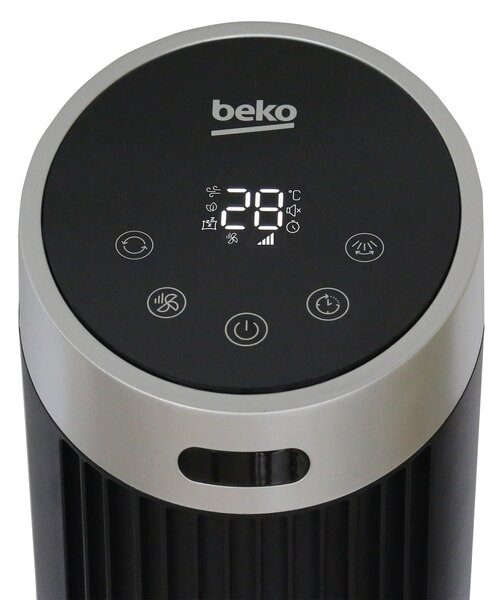 Beko Ventilatore a Colonna Torre senza Pale 6 Velocit Oscillante con Timer e Telecomando colore Nero - EFW 6900 B