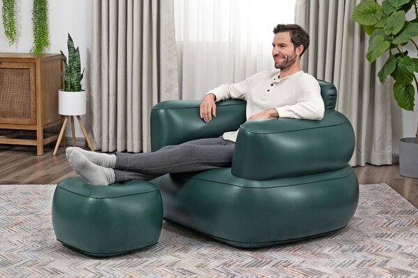 Poltrona ad aria Comfi Cuber™ con poggiapiedi 107 x 99 x 80 cm, assortiti