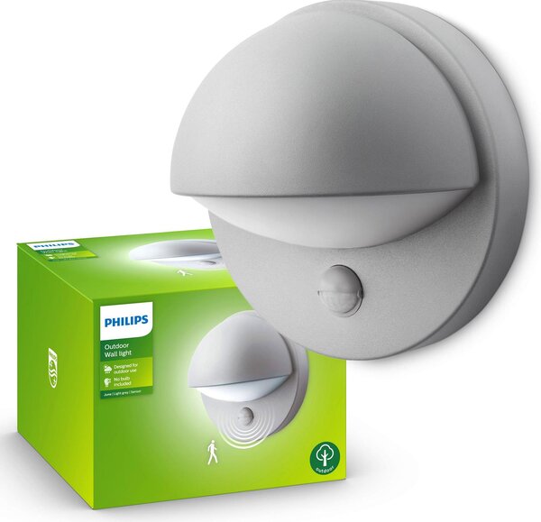 Philips myGarden IR ES applique giugno 42W motion grigio