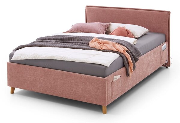 Letto da bambini rosa imbottito rete non inclusa 120x200 cm Fun – Meise Möbel