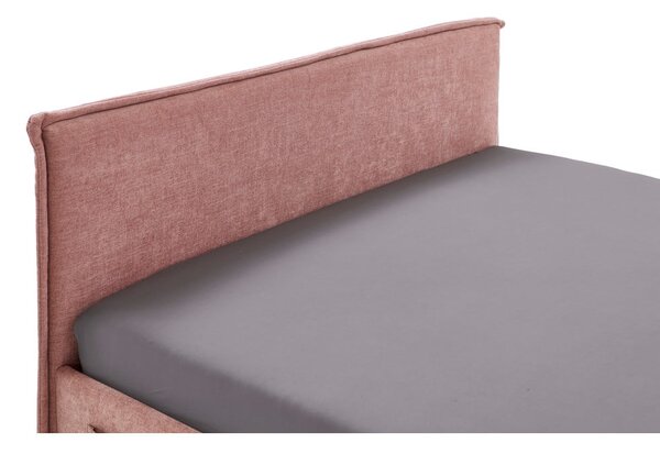 Letto da bambini rosa imbottito rete non inclusa 120x200 cm Fun – Meise Möbel