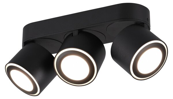 Faretto da soffitto TAURUS nero Trio 652910332