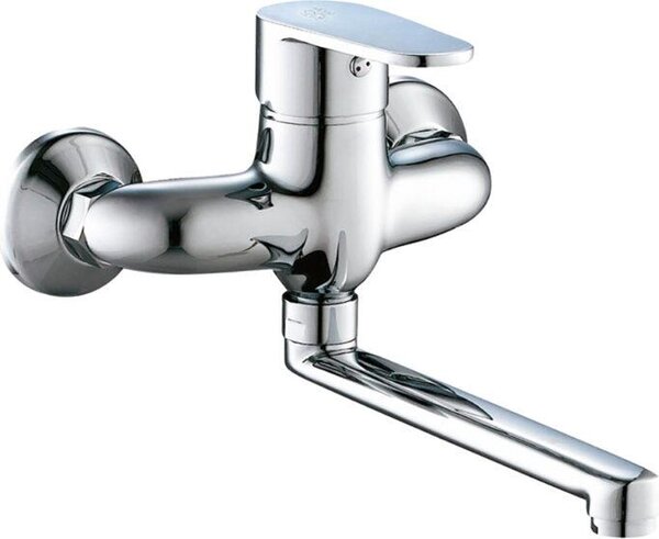 Beitz & Walz AQVABASIC I Lavello da parete, larghezza 200 mm, cromato