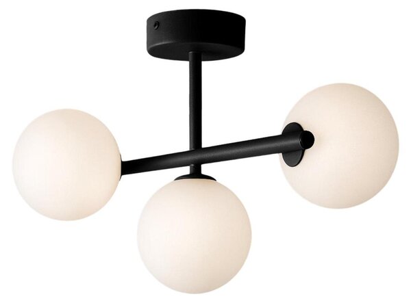 Lampada a sospensione FILO bianco e nero 3xG9x15W in metallo, dimensioni: 26x38x27 cm, IP20, Kaja
