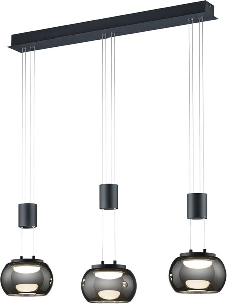 Lampadario LED MADISON nero Trio 342010332