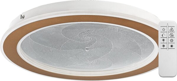 Rabalux Lampada da soffitto a LED dorata Efrael 400 mm 24 W CCT con telecomando 71281