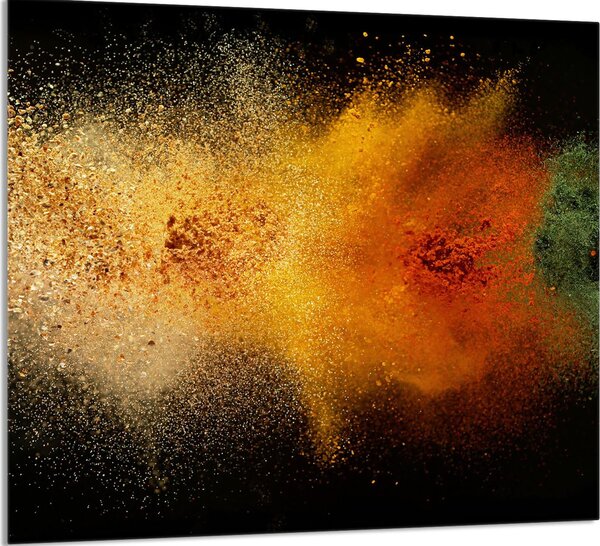 PIATTO IN VETRO PER CUCINA 65x60 Spezie